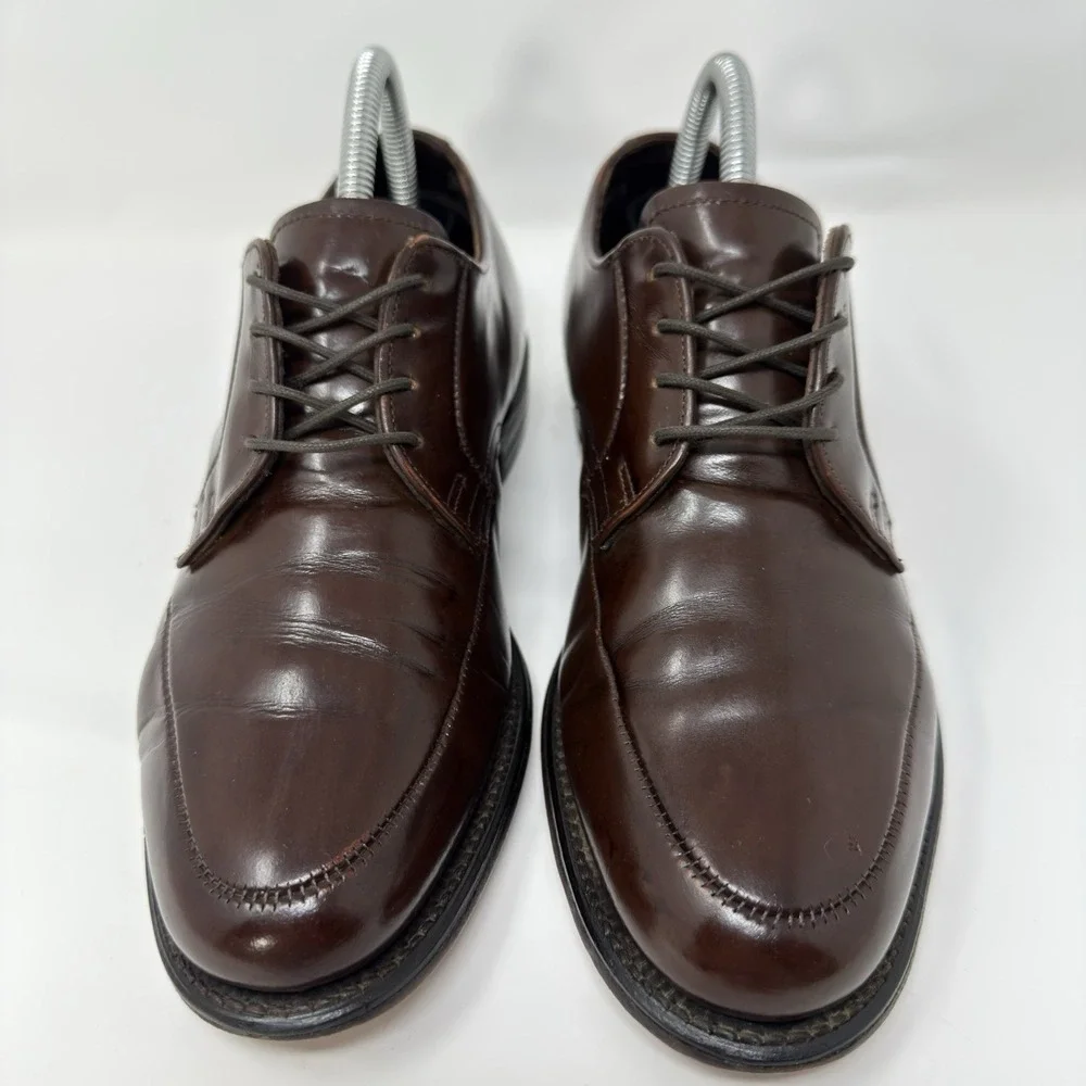 Vintage O'Sullivan Executive Imperials Mens Leather Oxford‎ Size 6.5D Brown USA